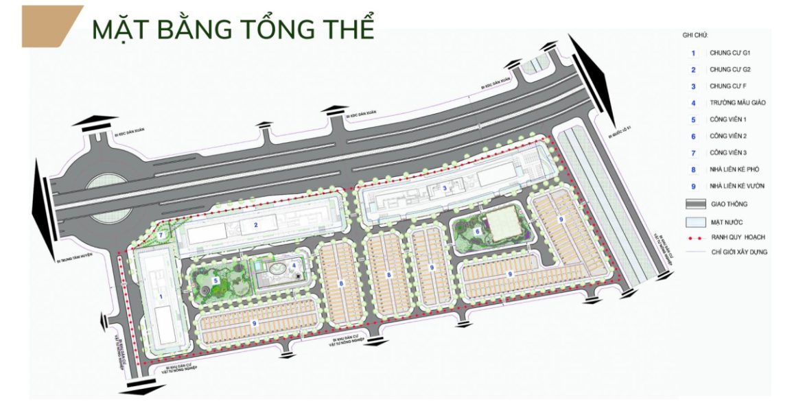 Mặt bằng tổng thể Fiato City 