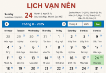 lịch âm dương