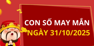 Con số may mắn hôm nay 31/10/2025 theo tuổi: Số may đón lộc
