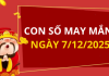 Con số may mắn hôm nay 7/12/2025 theo tuổi: Số phát lộc cho bạn đổi vận