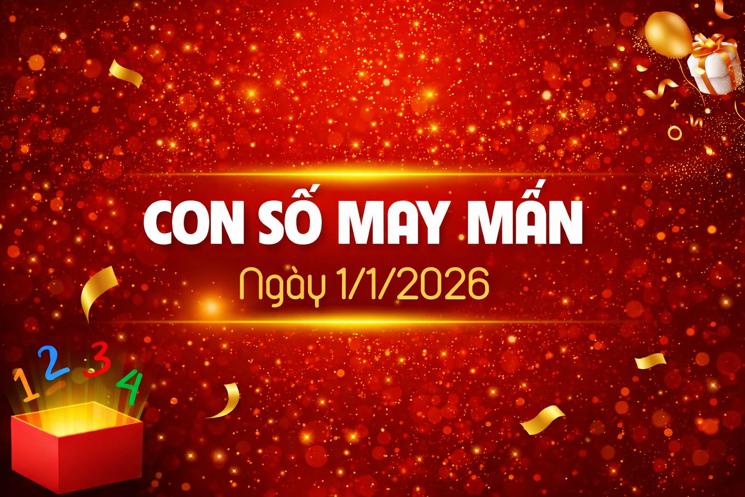 Con số may mắn hôm nay 1/1/2026 theo tuổi: Xem số hay có lộc ngay