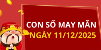 Con số may mắn hôm nay 11/12/2025 theo tuổi: Số may đón lộc vào nhà