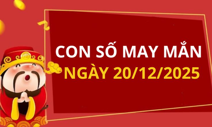 Con số may mắn hôm nay 20/12/2025 theo tuổi: Số phát lộc cho bạn đổi vận
