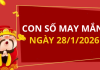 Con số may mắn hôm nay 28/1/2026 theo từng tuổi: Chọn số cát giúp bạn đổi vận