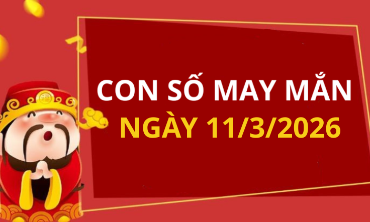 Con số may mắn hôm nay 11/3/2026 theo từng tuổi: Số may đón lộc vào nhà