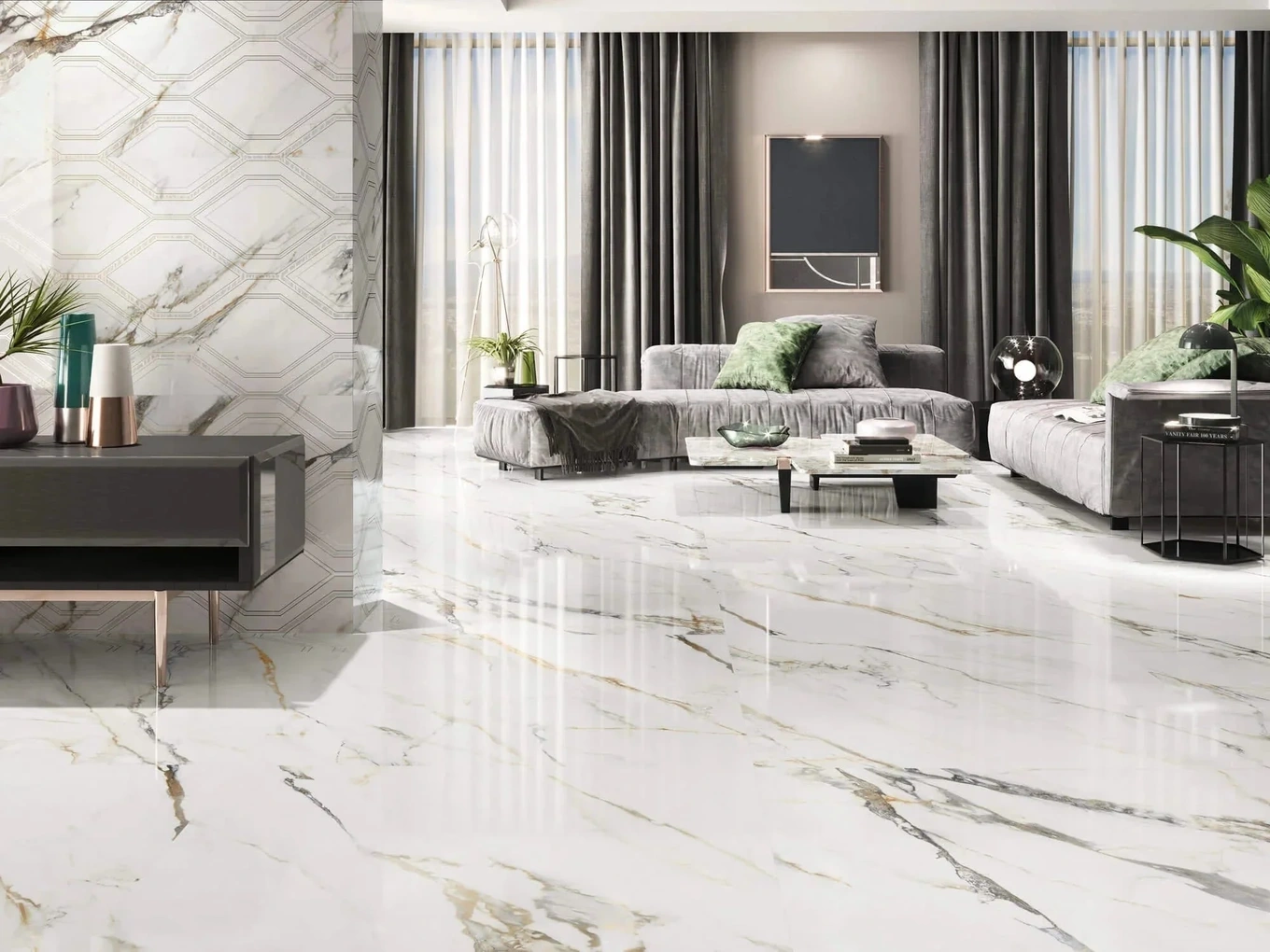Gạch porcelain khổ lớn