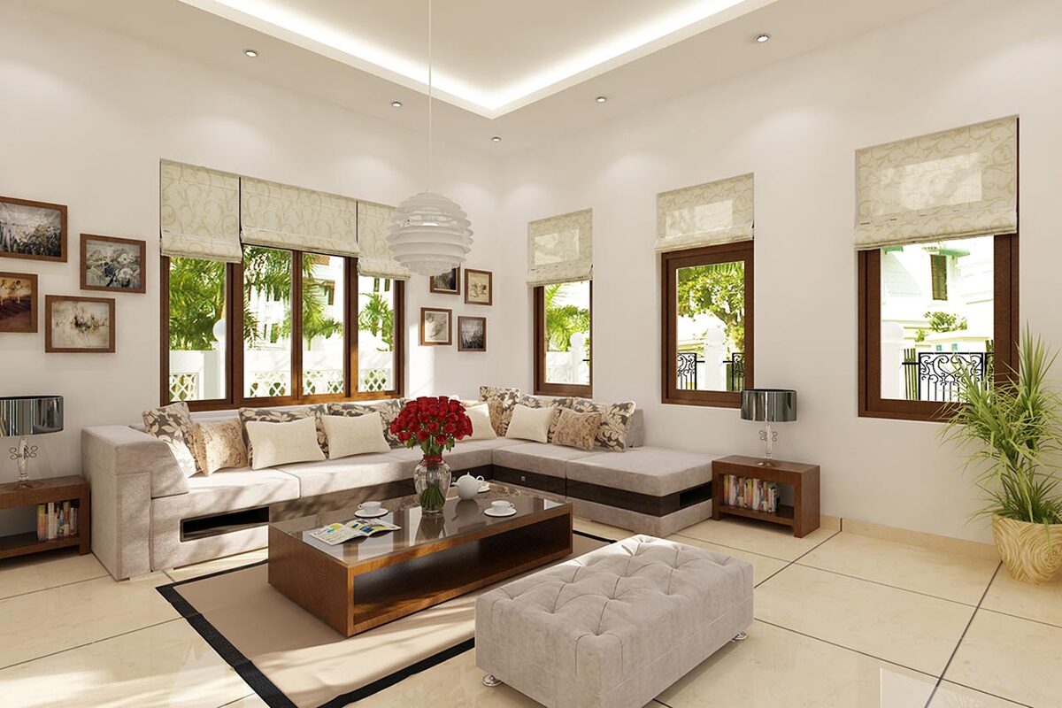 Đặt vách ngăn hoặc kệ sách điều hướng dòng khí