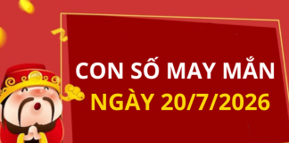 Con số may mắn hôm nay 20/7/2026 theo từng tuổi: Chọn số đổi vận chi tiết nhất