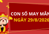 Con số may mắn hôm nay 29/8/2026 theo từng tuổi: Số phát lộc giúp bạn trúng lớn