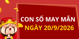Con số may mắn hôm nay 20/9/2026 theo từng tuổi: Số may đón lộc vào nhà