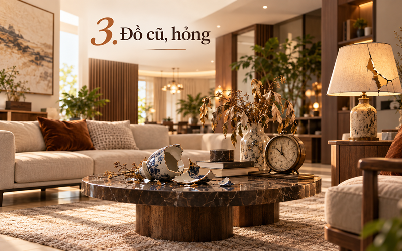 Đồ cũ, hỏng hoặc không còn sử dụng