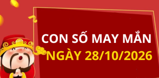 Con số may mắn hôm nay 28/10/2026 theo từng tuổi: Chọn số cát giúp bạn lấy may